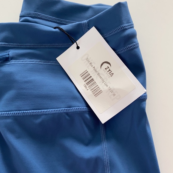 SOLD❌Calm Blue Pocket Drawstring Luxe leggings 7/8 - Picture 7 of 7